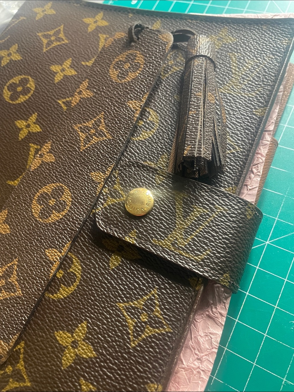Designer inspired Monogram Bookmark - Picture 5 of 5